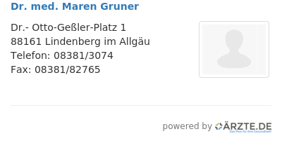 Dr med maren gruner