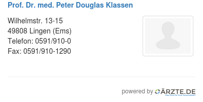 Prof dr med peter douglas klassen 01dee8a7 e53e 4e24 b228 fda8da88d1a3