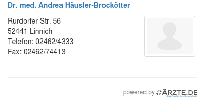 Dr med andrea haeusler brockoetter