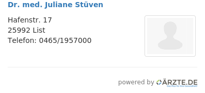 Dr med juliane stueven 648047