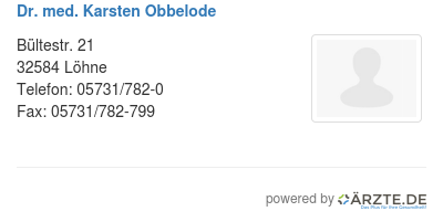 Dr med karsten obbelode