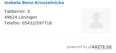 Izabela benz kruszelnicka