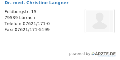 Dr med christine langner