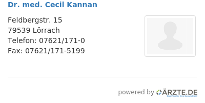 Dr med cecil kannan