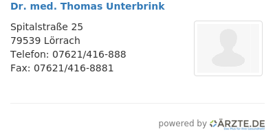 Dr med thomas unterbrink