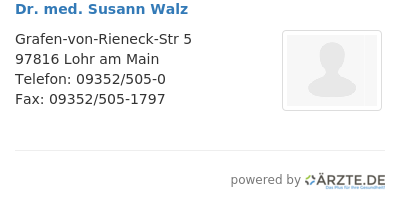 Dr med susann walz 529412