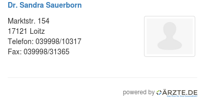 Dr sandra sauerborn 556975