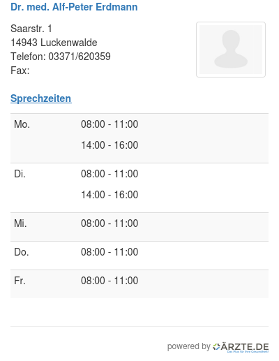 Dr med alf peter erdmann