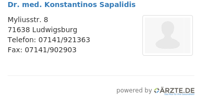 Dr med konstantinos sapalidis