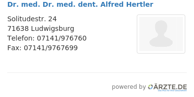 Dr med dr med dent alfred hertler