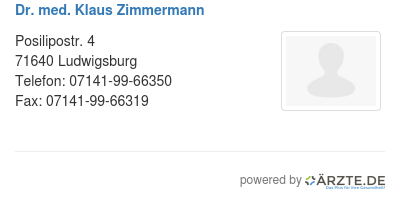 Dr med klaus zimmermann 257243