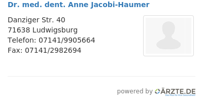 Dr med dent anne jacobi haumer 506660