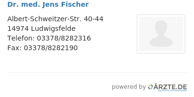 Dr med jens fischer 254439