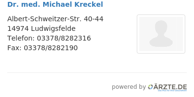 Dr med michael kreckel 660314