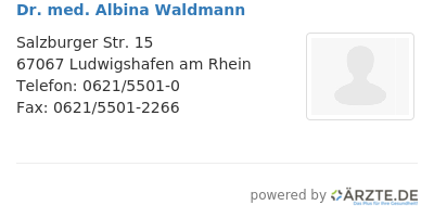Dr med albina waldmann