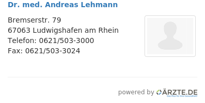Dr med andreas lehmann 257010