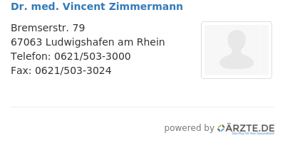 Dr med vincent zimmermann