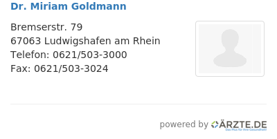 Dr miriam goldmann