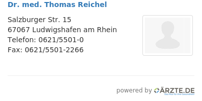 Dr med thomas reichel