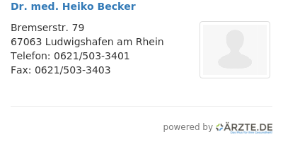 Dr med heiko becker 517676