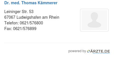 Dr med thomas kaemmerer