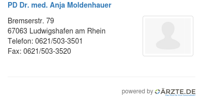 Pd dr med anja moldenhauer 531927