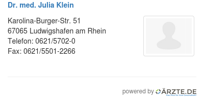 Dr med julia klein 529523