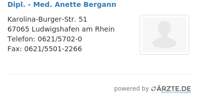 Dipl med anette bergann