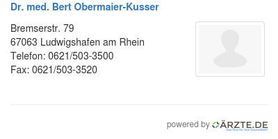 Dr med bert obermaier kusser 309797