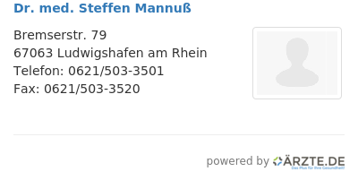 Dr med steffen mannuss