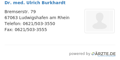 Dr med ulrich burkhardt 259049