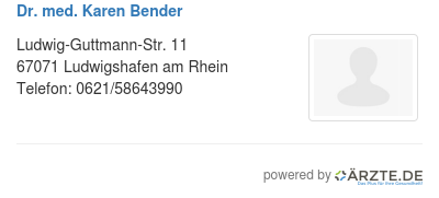 Dr med karen bender
