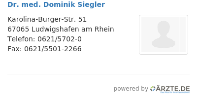 Dr med dominik siegler