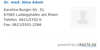 Dr med nina adam
