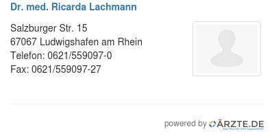 Dr med ricarda lachmann