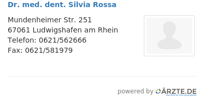Dr med dent silvia rossa