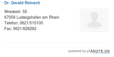 Dr gerald reinsch