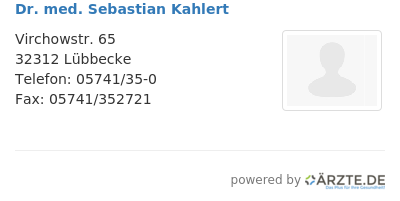 Dr med sebastian kahlert