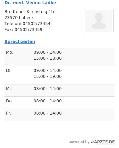 Dr med vivien laedke
