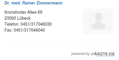 Dr med rainer zimmermann 254098