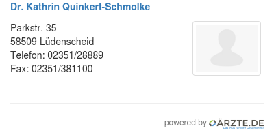 Dr kathrin quinkert schmolke