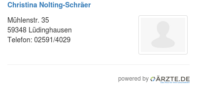 Christina nolting schraeer