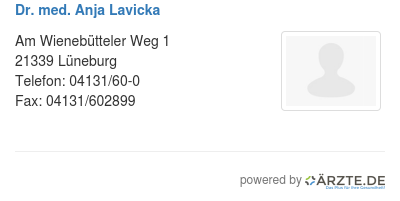 Dr med anja lavicka