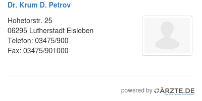 Dr krum d petrov