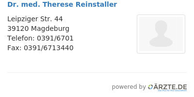Dr med therese reinstaller