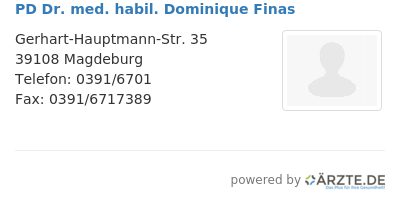 Pd dr med habil dominique finas 549621