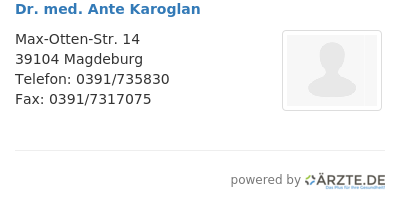 Dr med ante karoglan