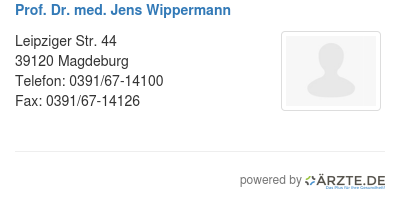 Prof dr med jens wippermann