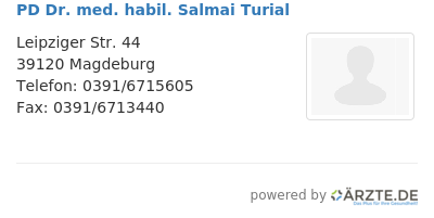 Pd dr med habil salmai turial