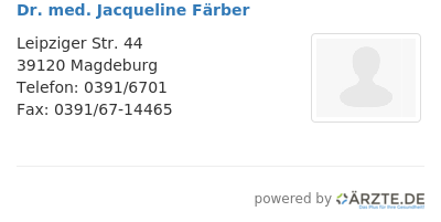 Dr med jacqueline faerber 657203
